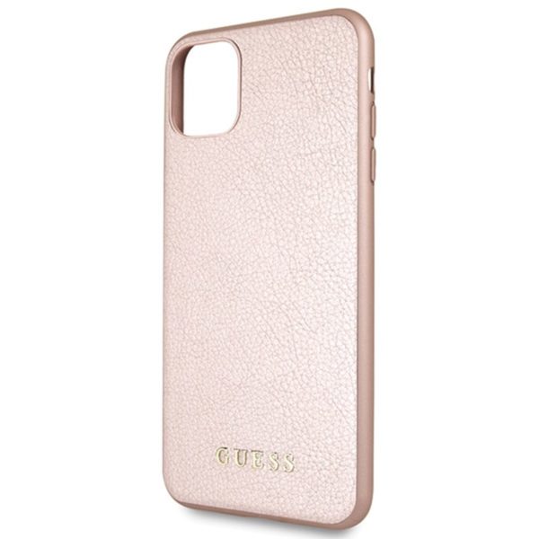 Guess Iridescent - Etui iPhone 11 Pro Max (Rose Gold)