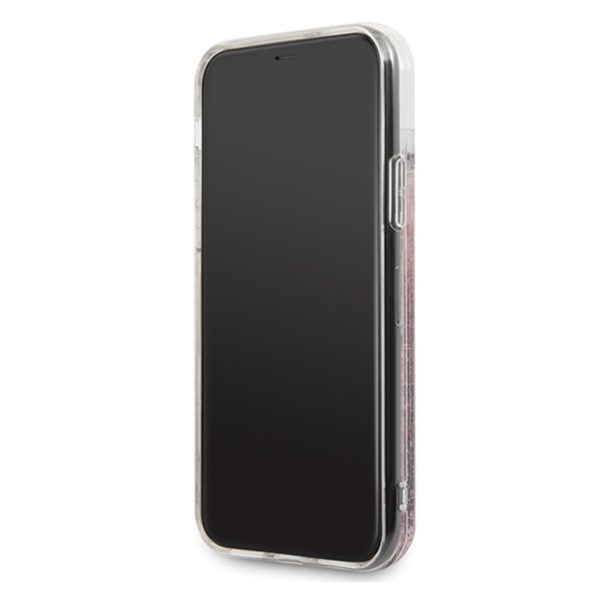 Karl Lagerfeld Signature Glitter Case - Etui iPhone 11 Pro (Rose Gold)