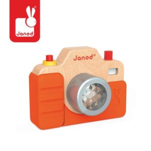 Janod - Drewniany aparat fotograficzny z dźwiękami