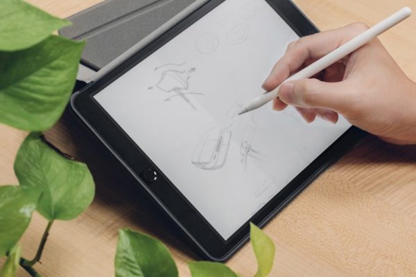 Moshi iVisor AG - Ochronna folia anty-refleksyjna iPad 10.2" (2020 / 2018) / Air & Pro 10.5" (czarna ramka)