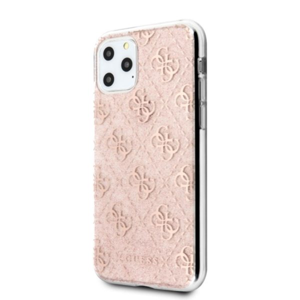 Guess 4G Glitter - Etui iPhone 11 Pro Max (Pink)