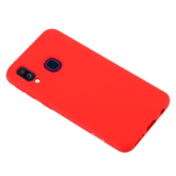 Crong Color Cover - Etui Samsung Galaxy A40 (czerwony)