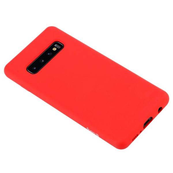 Crong Color Cover - Etui Samsung Galaxy S10+ (czerwony)
