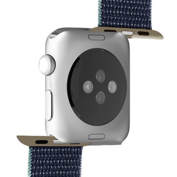 PURO Nylon - Pasek do Apple Watch 42 / 44 mm (Khaki/Granatowy)