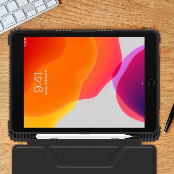 Nillkin Bumper Leather Case - Pancerne etui Apple iPad 10.2 (Black)