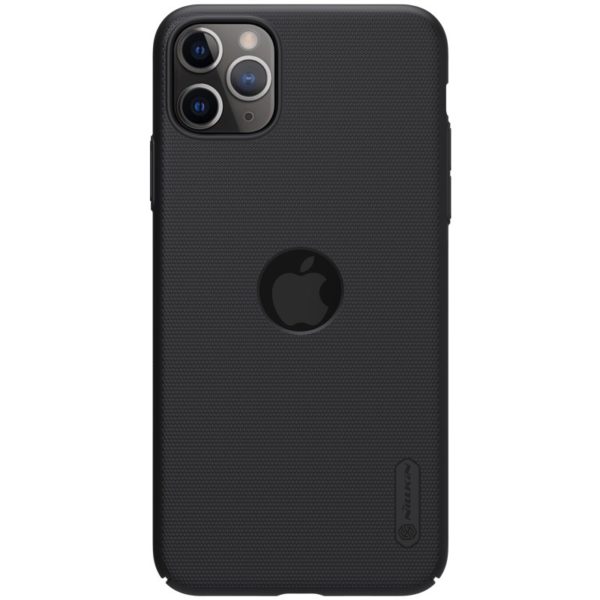 Nillkin Super Frosted Shield - Etui Apple iPhone 11 Pro z wycięciem na logo (Black)