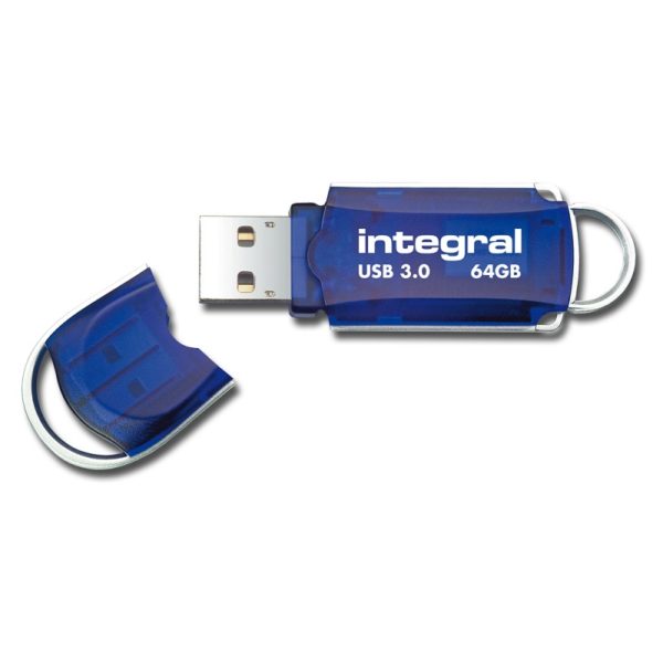 Integral Courier USB 3.0 Flash Drive - Pendrive USB 3.0 64 GB 140/90 MB/s
