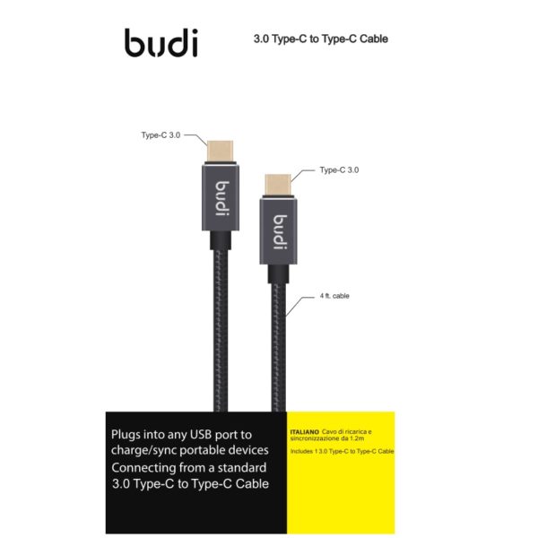 Budi - Kabel USB-C - USB-C