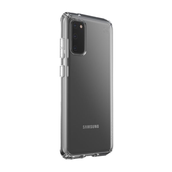 Speck Presidio Perfect-Clear - Etui Samsung Galaxy S20 z powłoką MICROBAN (Clear/Clear)