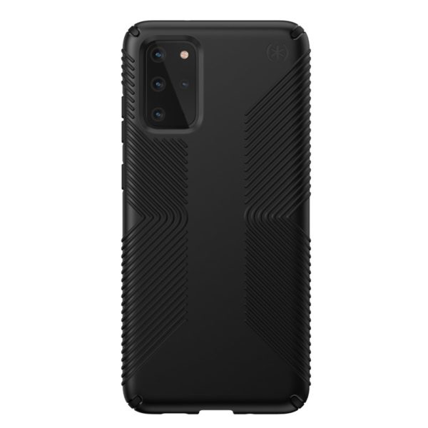 Speck Presidio Grip - Etui Samsung Galaxy S20+ z powłoką MICROBAN (Black/Black)