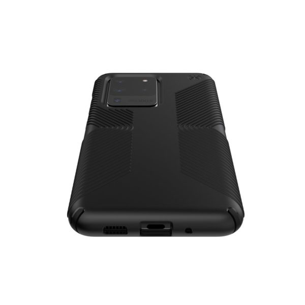 Speck Presidio Grip - Etui Samsung Galaxy S20 Ultra z powłoką MICROBAN (Black/Black)