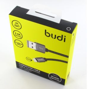 Budi - Kabel USB-A - Lightning 2.4A