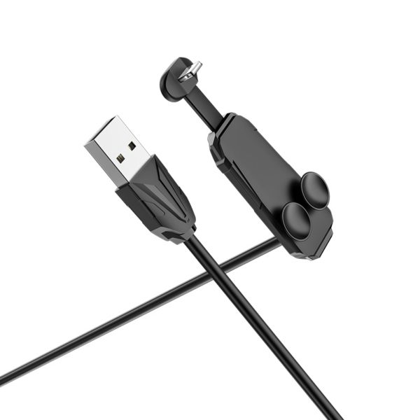 Borofone - kabel gamingowy USB-A do Lightning z ergonomicznym uchwytem do telefonu