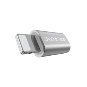 Borofone - adapter złącza micro USB na Lightning aluminium