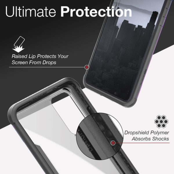 X-Doria Defense Shield - Etui aluminiowe Samsung Galaxy S20+ (Drop test 3m) (Red)