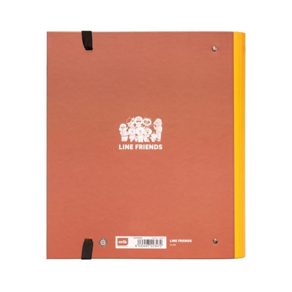 LINE FRIENDS - Folder / segregator do przechowywania dokumentów miś Brown (26 x 32 cm)
