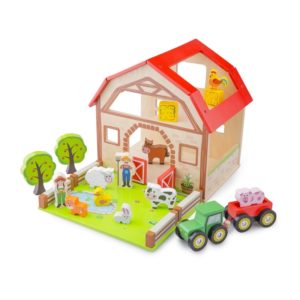 New Classic Toys - Drewniany zestaw rolniczy