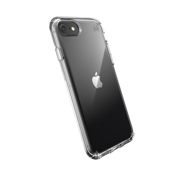 Speck Presidio Perfect-Clear - Etui iPhone SE 2020 / 8 / 7 z powłoką MICROBAN (Clear)