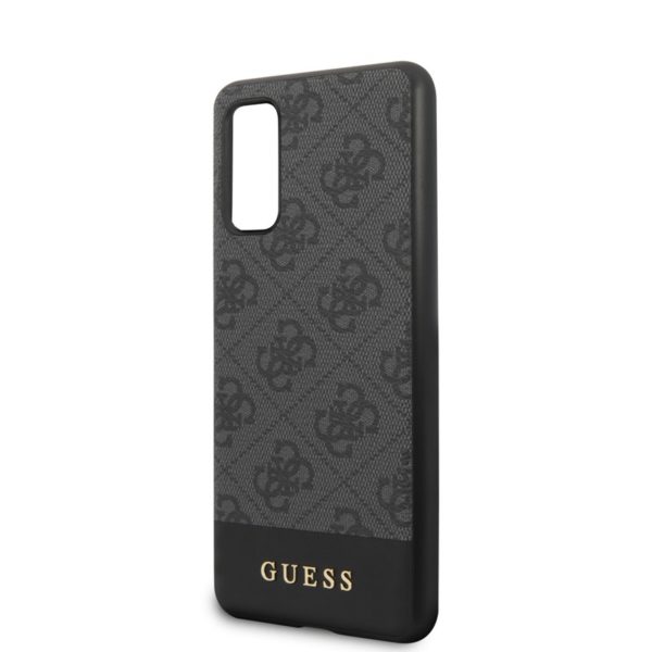Guess 4G Bottom Stripe Collection - Etui Samsung Galaxy S20 (szary)
