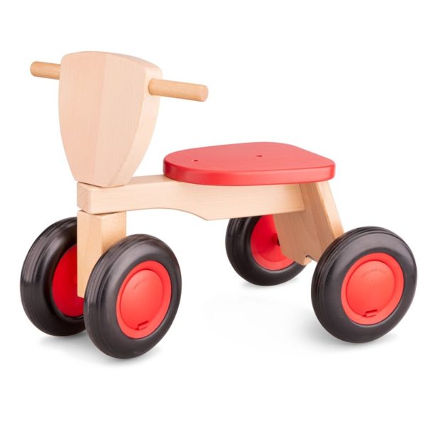 New Classic Toys - Drewniany rower balance czerwony
