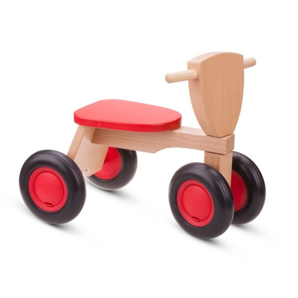 New Classic Toys - Drewniany rower balance czerwony