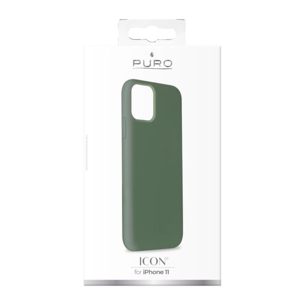 PURO ICON Cover - Etui iPhone 11 (Zielony)
