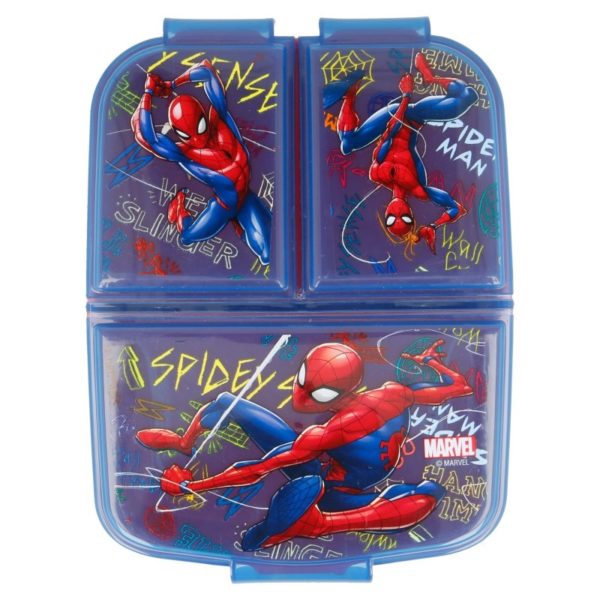 Spiderman - Lunchbox z przedziałkami