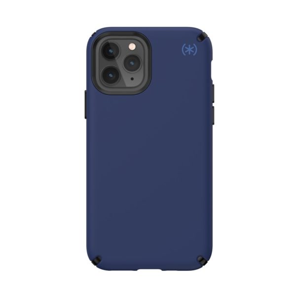 Speck Presidio2 Pro - Etui iPhone 11 Pro z powłoką MICROBAN (Coastal Blue/Black/Storm Grey)