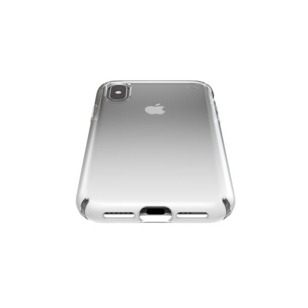 Speck Presidio Perfect-Clear + Ombre -  Etui iPhone Xs / X z powłoką MICROBAN (Clear/Atmosphere Fade)