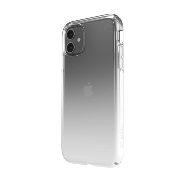Speck Presidio Perfect-Clear + Ombre -  Etui iPhone 11 z powłoką MICROBAN (Clear/Atmosphere Fade)