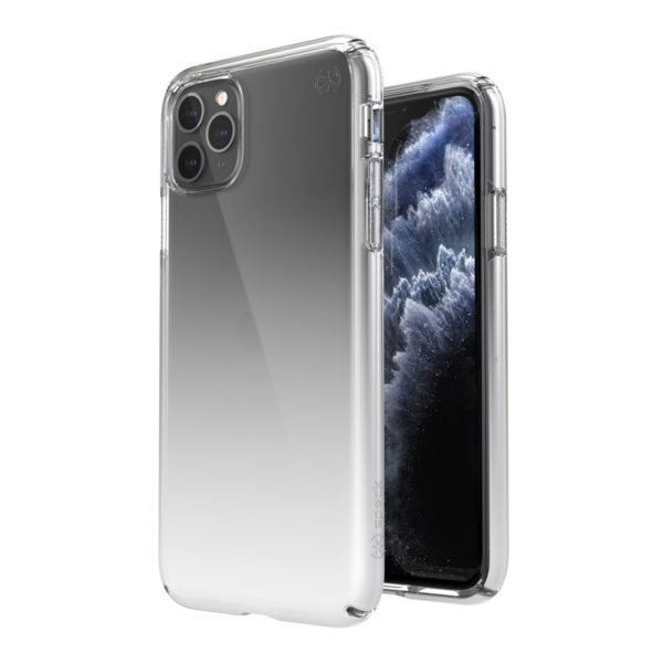 Speck Presidio Perfect-Clear + Ombre -  Etui iPhone 11 Pro Max z powłoką MICROBAN (Clear/Atmosphere Fade)