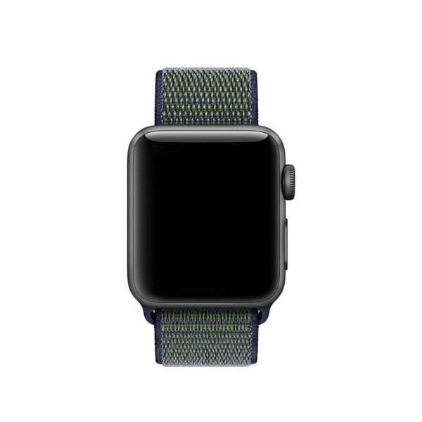 Crong Nylon - Pasek sportowy do Apple Watch 42/44 mm (Midnight Fog)