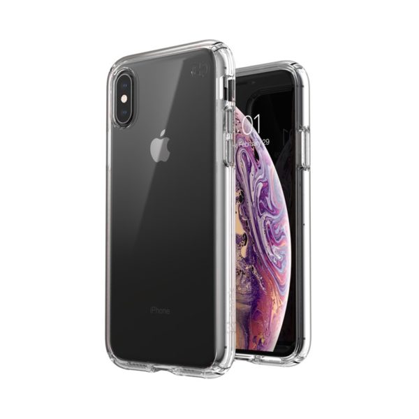 Speck Presidio Perfect-Clear - Etui iPhone Xs / X z powłoką MICROBAN (Clear)