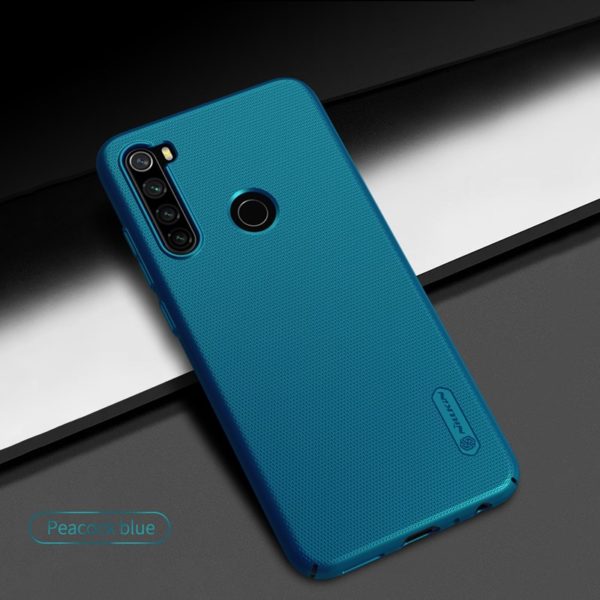 Nillkin Super Frosted Shield - Etui Xiaomi Redmi Note 8 (Peacock Blue)