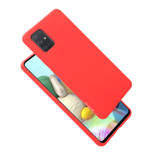 Crong Color Cover - Etui Samsung Galaxy A71 (czerwony)
