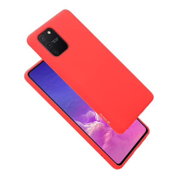 Crong Color Cover - Etui Samsung Galaxy S10 Lite (czerwony)