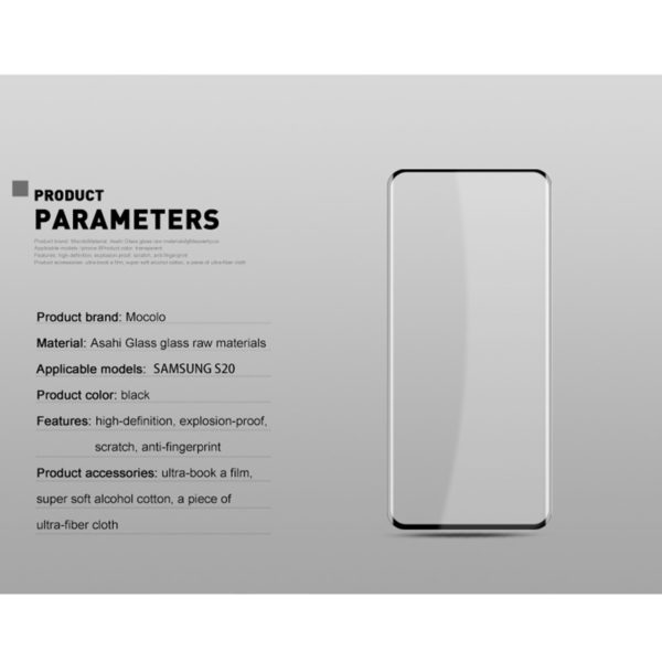 Mocolo 3D Glass Full Glue - Szkło ochronne Samsung Galaxy S20