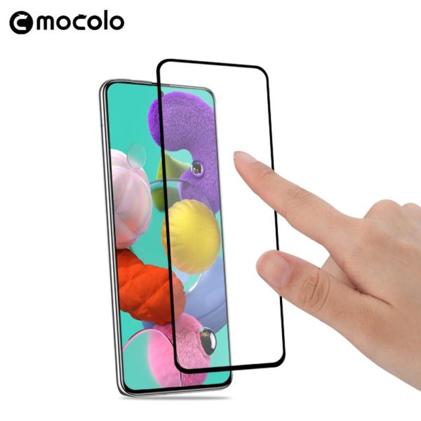 Mocolo 3D 9H Full Glue - Szkło ochronne na cały ekran Samsung Galaxy A51 (Black)