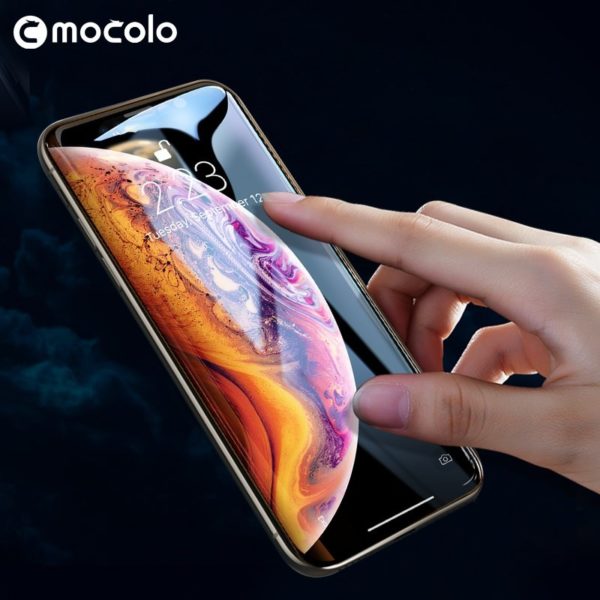 Mocolo 3D 9H Full Glue - Szkło ochronne na cały ekran iPhone 11 Pro / Xs / X (Black)