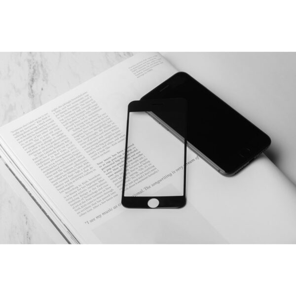 Moshi AirFoil Pro – Elastyczne szkło hybrydowe iPhone SE 2020 / 8 (czarna ramka)