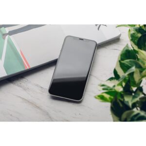 Moshi AirFoil Pro – Elastyczne szkło hybrydowe iPhone 11 Pro / Xs / X (czarna ramka)