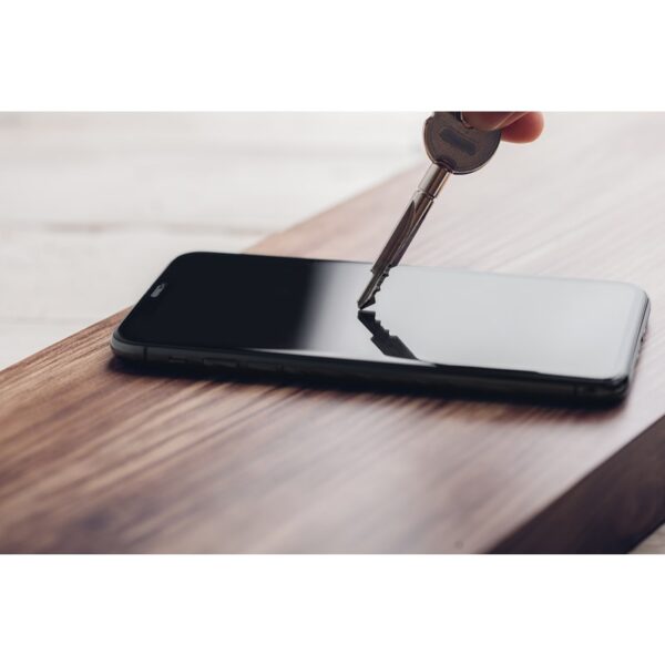 Moshi AirFoil Pro – Elastyczne szkło hybrydowe iPhone 11 / XR (czarna ramka)