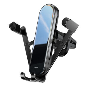 Baseus Penguin Gravity Phone Holder - Grawitacyjny uchwyt samochodowy (czarny)