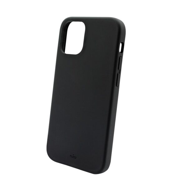 PURO ICON Anti-Microbial Cover - Etui iPhone 12 Mini z ochroną antybakteryjną (czarny)
