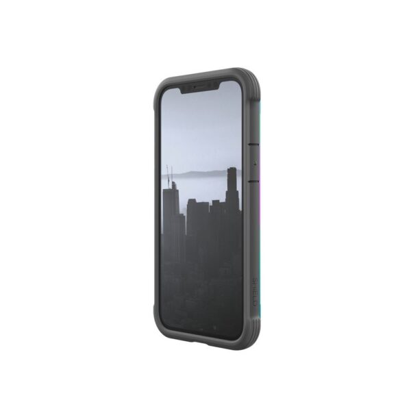X-Doria Raptic Shield - Etui aluminiowe iPhone 12 Mini (Drop test 3m) (Iridescent)
