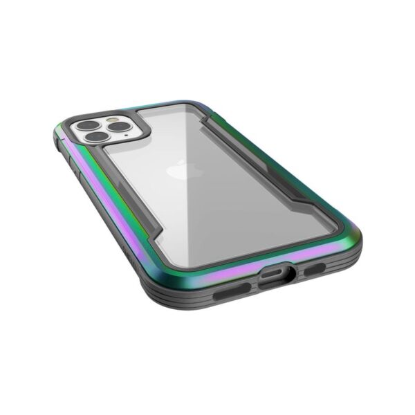 X-Doria Raptic Shield - Etui aluminiowe iPhone 12 / iPhone 12 Pro (Drop test 3m) (Iridescent)