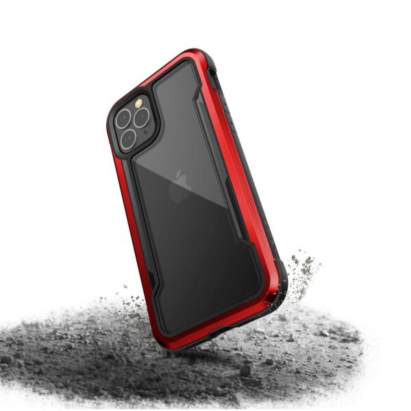 X-Doria Raptic Shield - Etui aluminiowe iPhone 12 / iPhone 12 Pro (Drop test 3m) (Red)