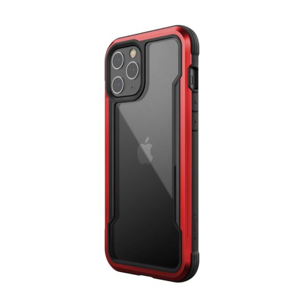 X-Doria Raptic Shield - Etui aluminiowe iPhone 12 Pro Max (Drop test 3m) (Red)