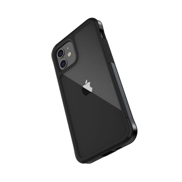 X-Doria Raptic Edge - Etui aluminiowe iPhone 12 Mini (Drop test 3m) (Black)