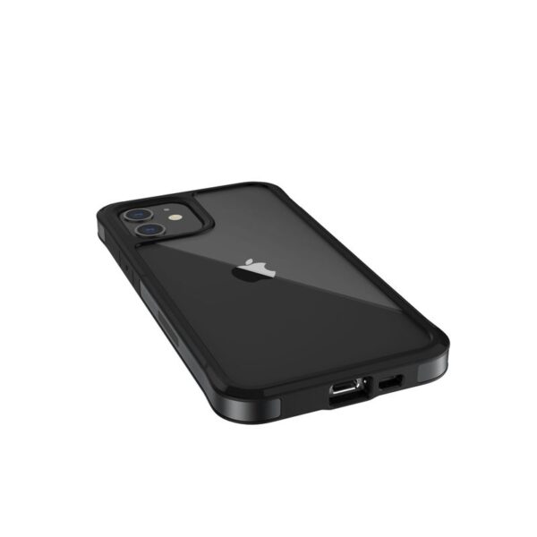 X-Doria Raptic Edge - Etui aluminiowe iPhone 12 Mini (Drop test 3m) (Black)